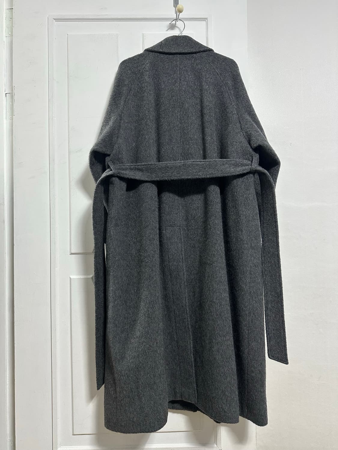 인사일런스 우먼 래글런 알파카 로브 코트 상품이미지2