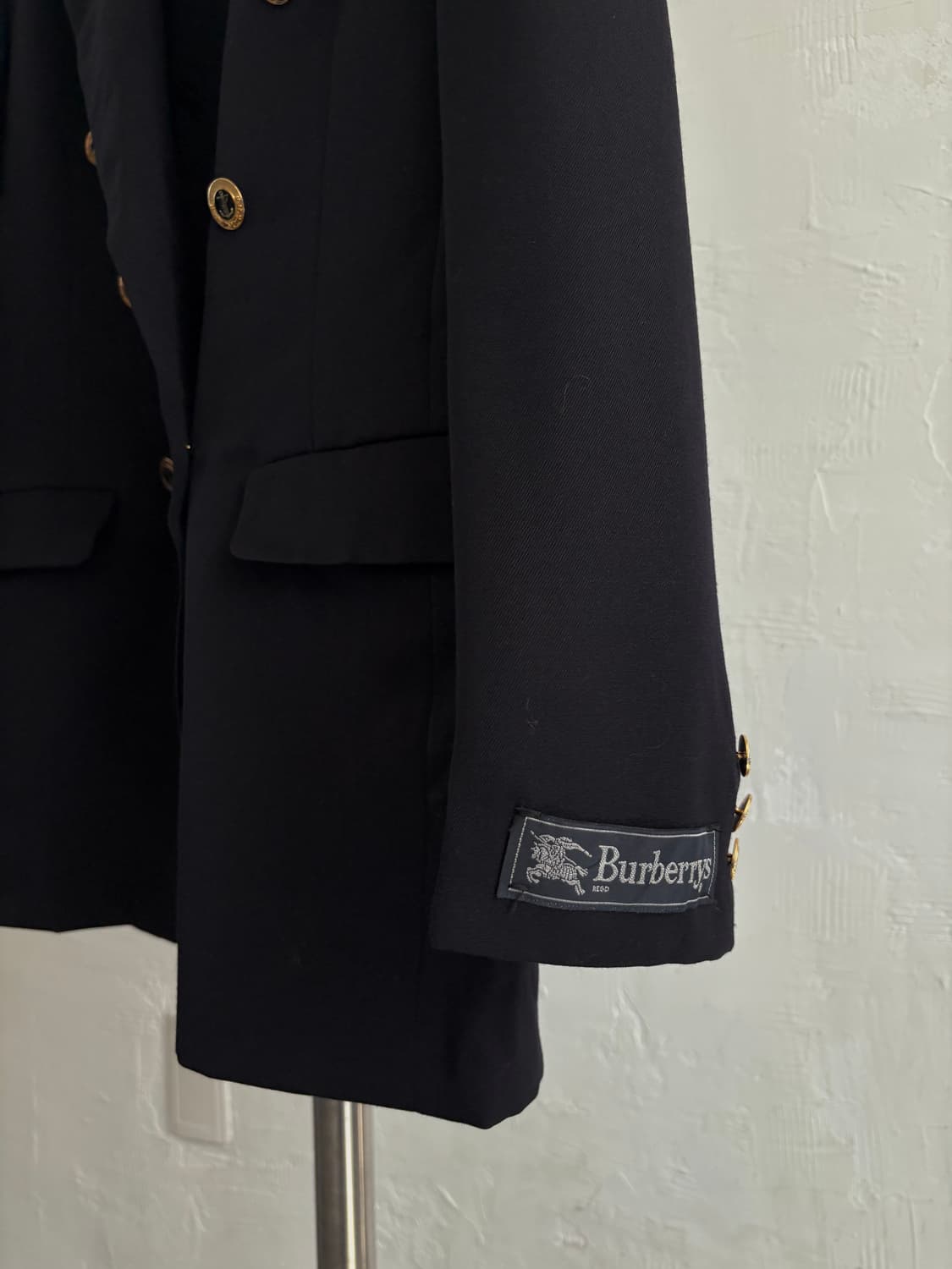 (새상품)Burberry 버버리 파이핑 금장 더블 브레스트 블레이저 자켓 상품이미지6