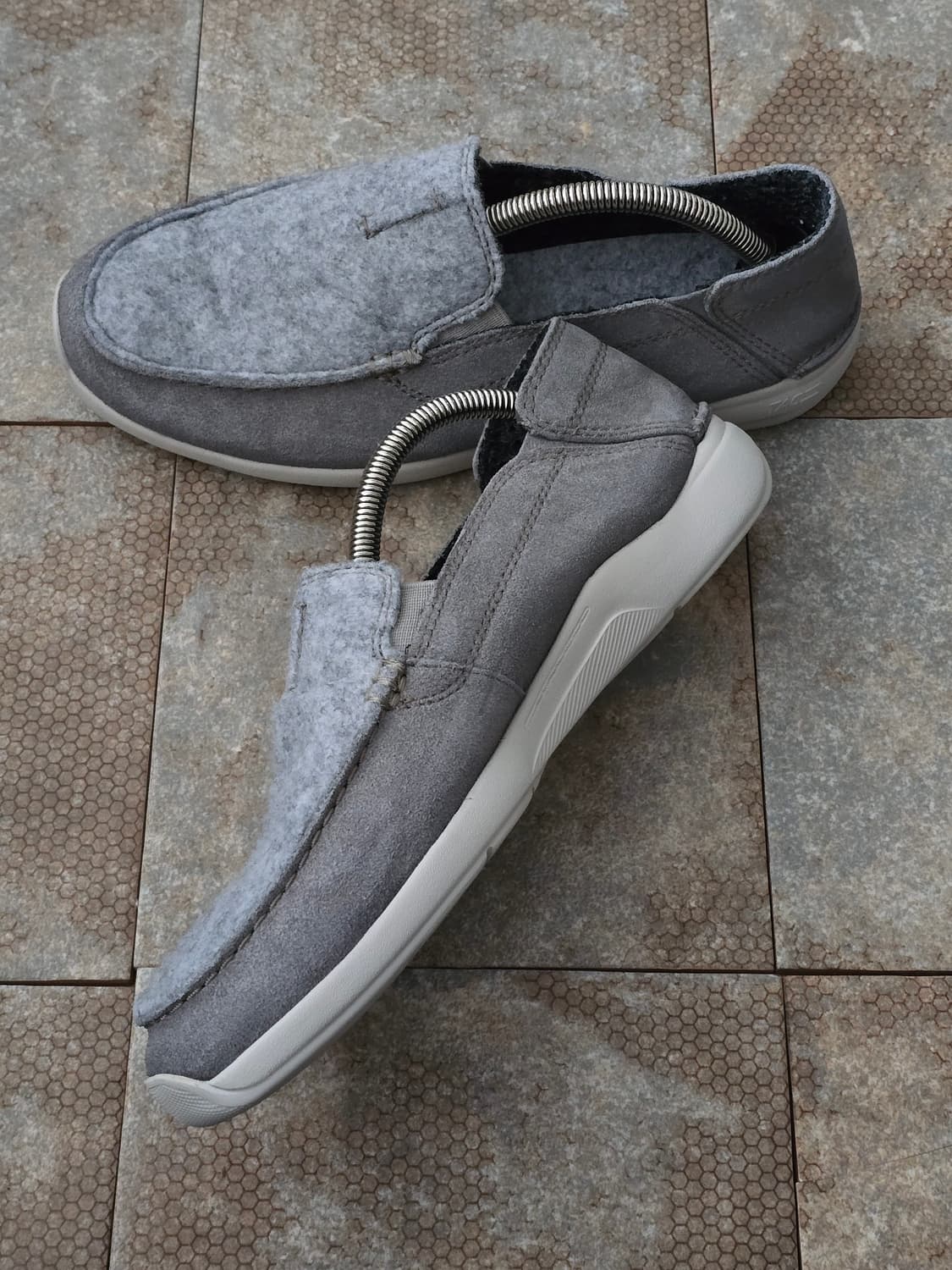 (250)클락스 고윈 스텝 울 슬립온 로퍼 상품이미지5