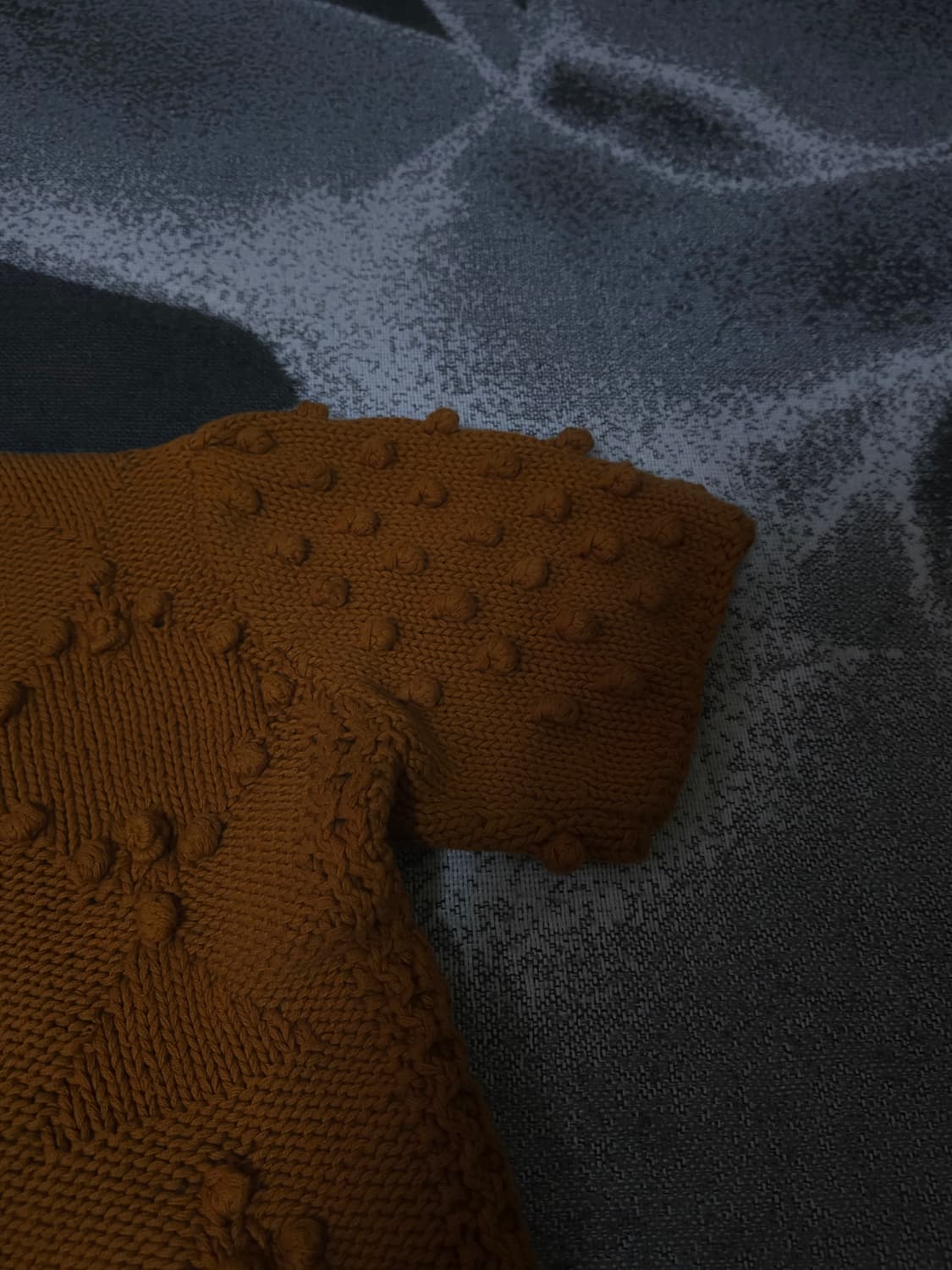 SESSUN 세선 크로쉐 카멜 크롭 니트 상품이미지6