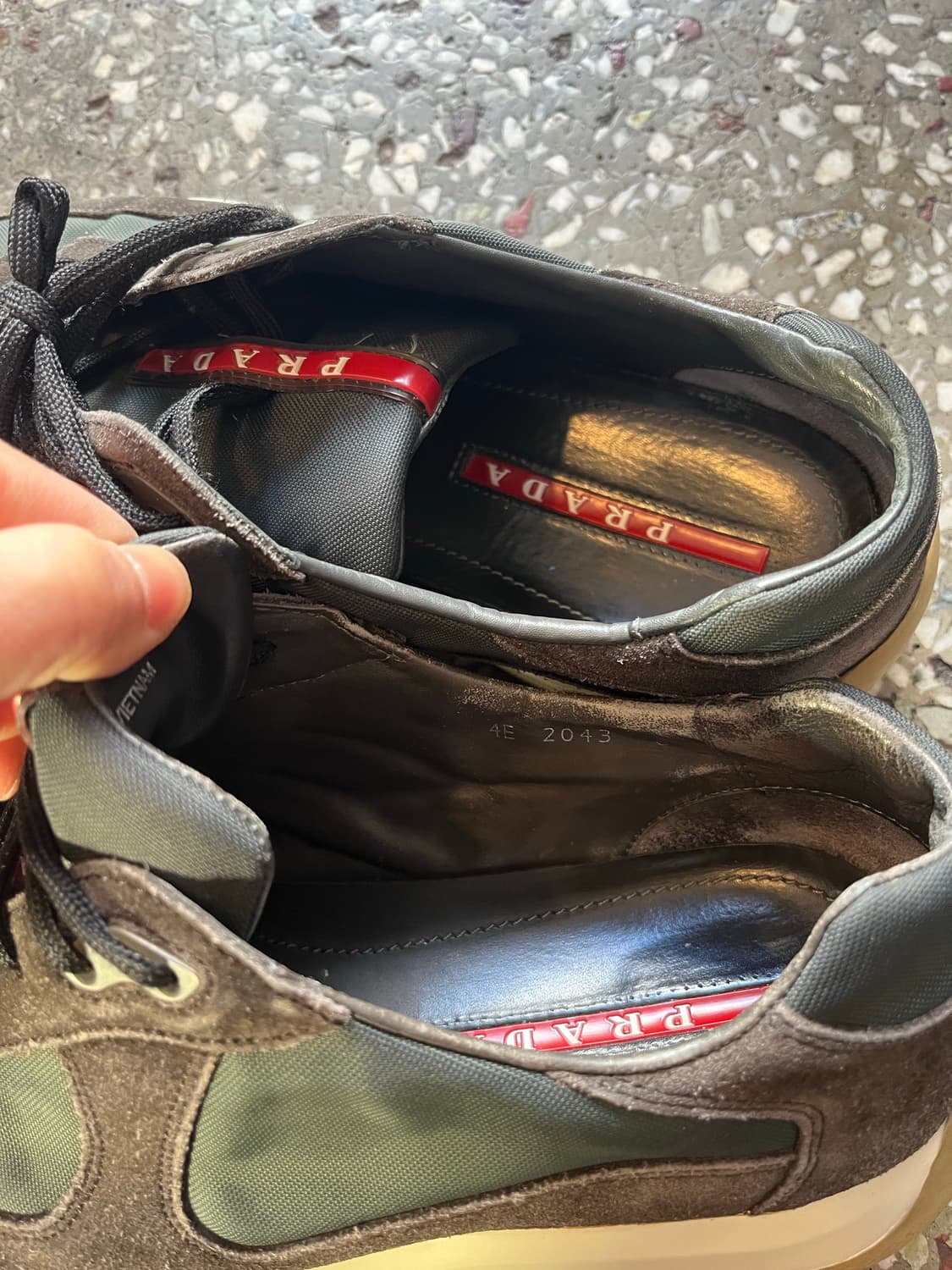 프라다 스웨이드 아메리카컵  상품이미지4