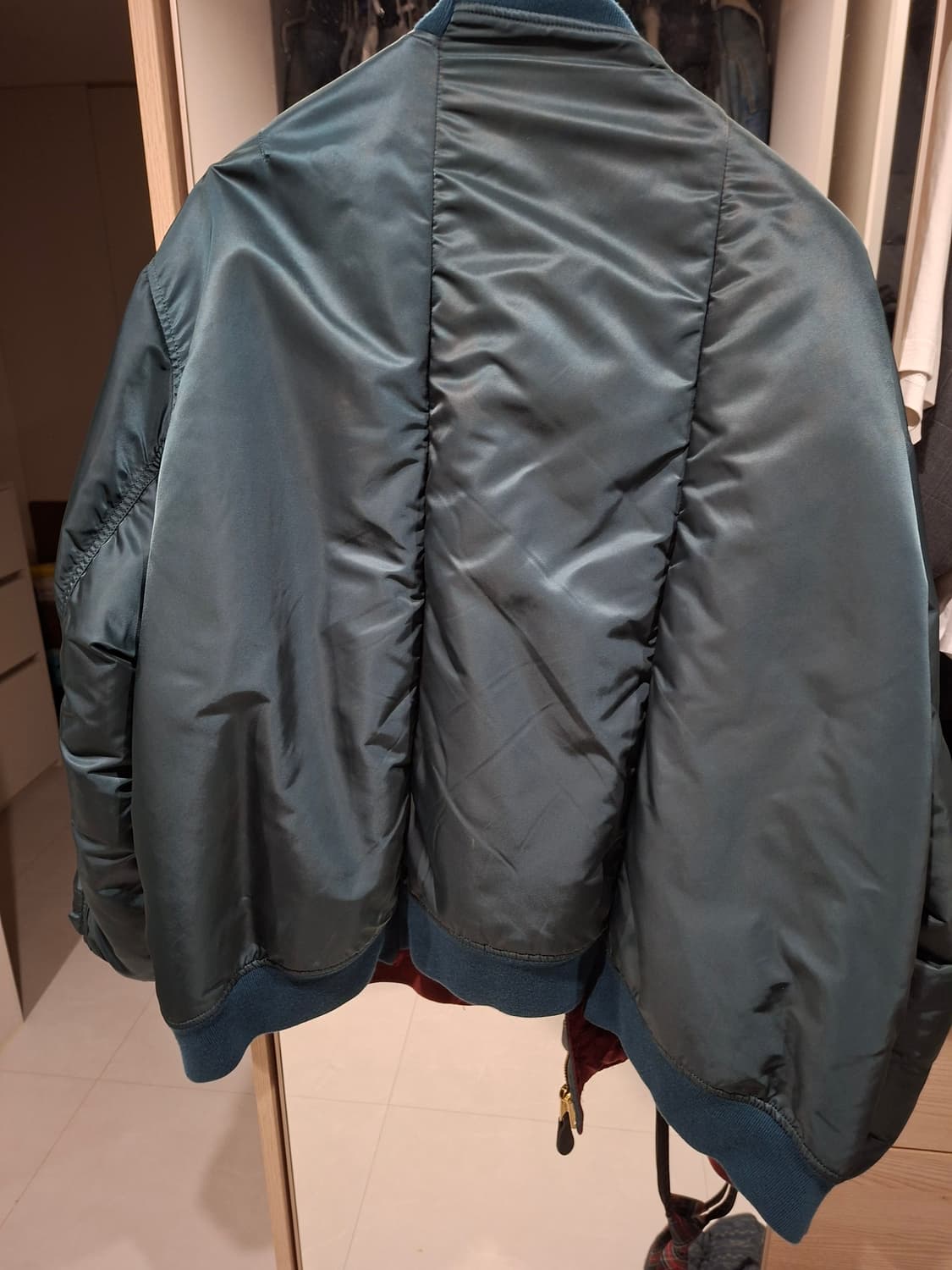 [xs] 베트멍 알파인더스트리 항공 봄버 상품이미지8