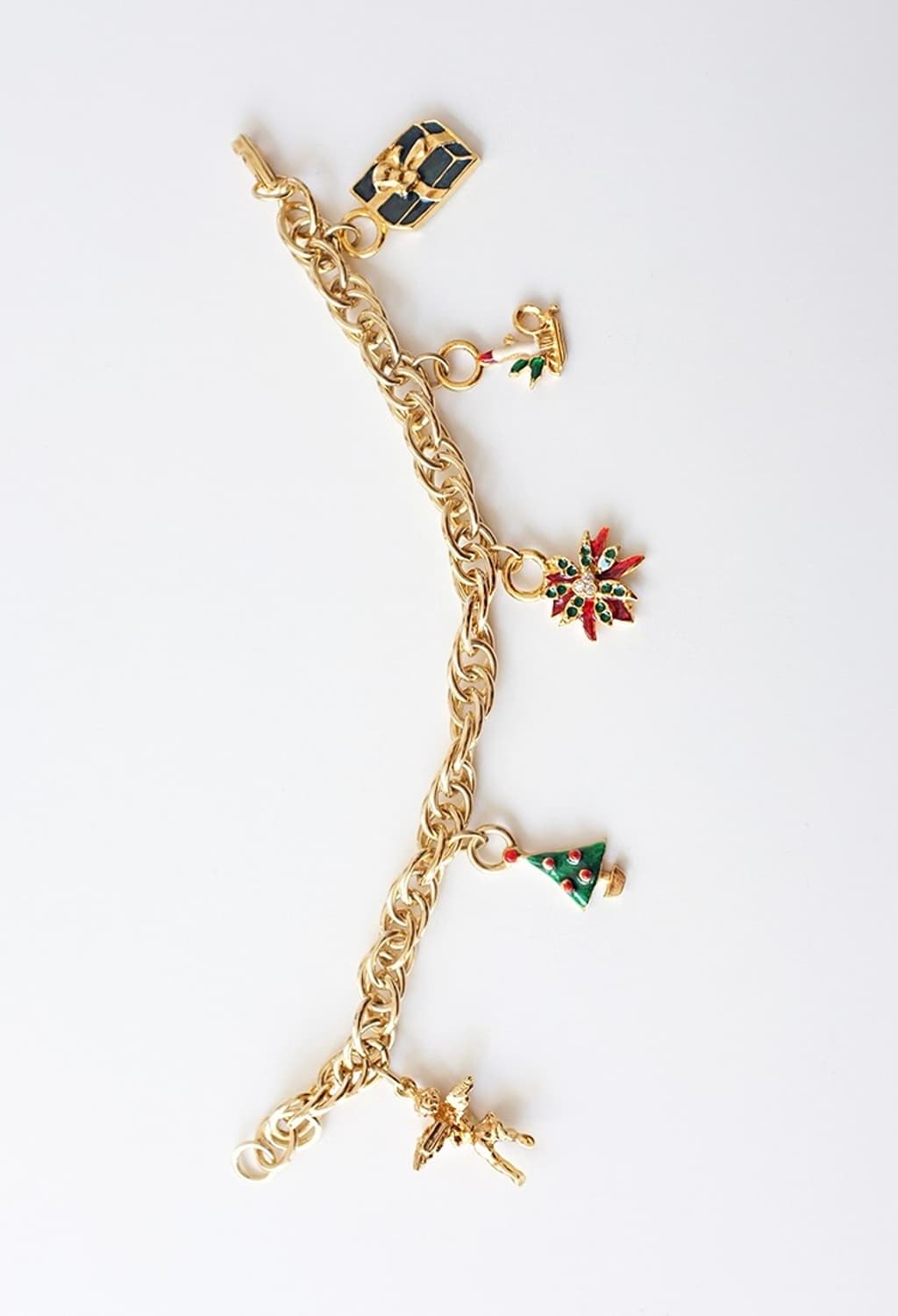 1980s 크리스마스 참 빈티지 팔찌 상품이미지5