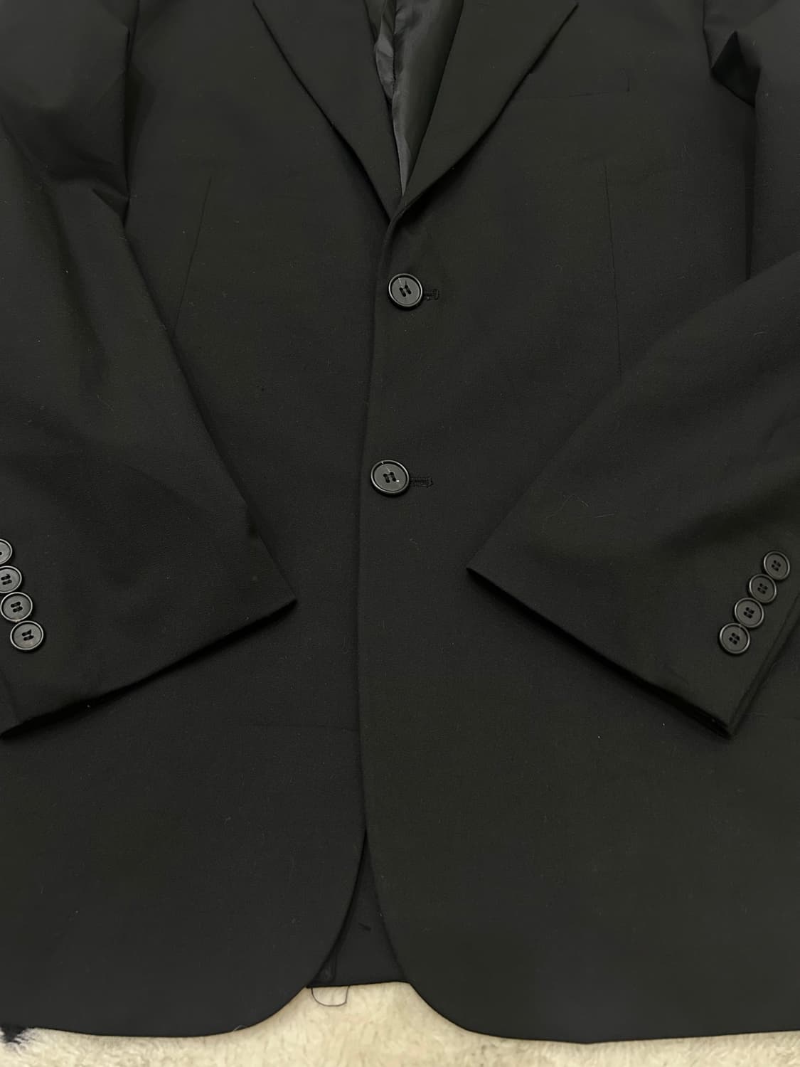 [2XL]무신사스탠다드 베이식 블레이저/블랙 상품이미지3