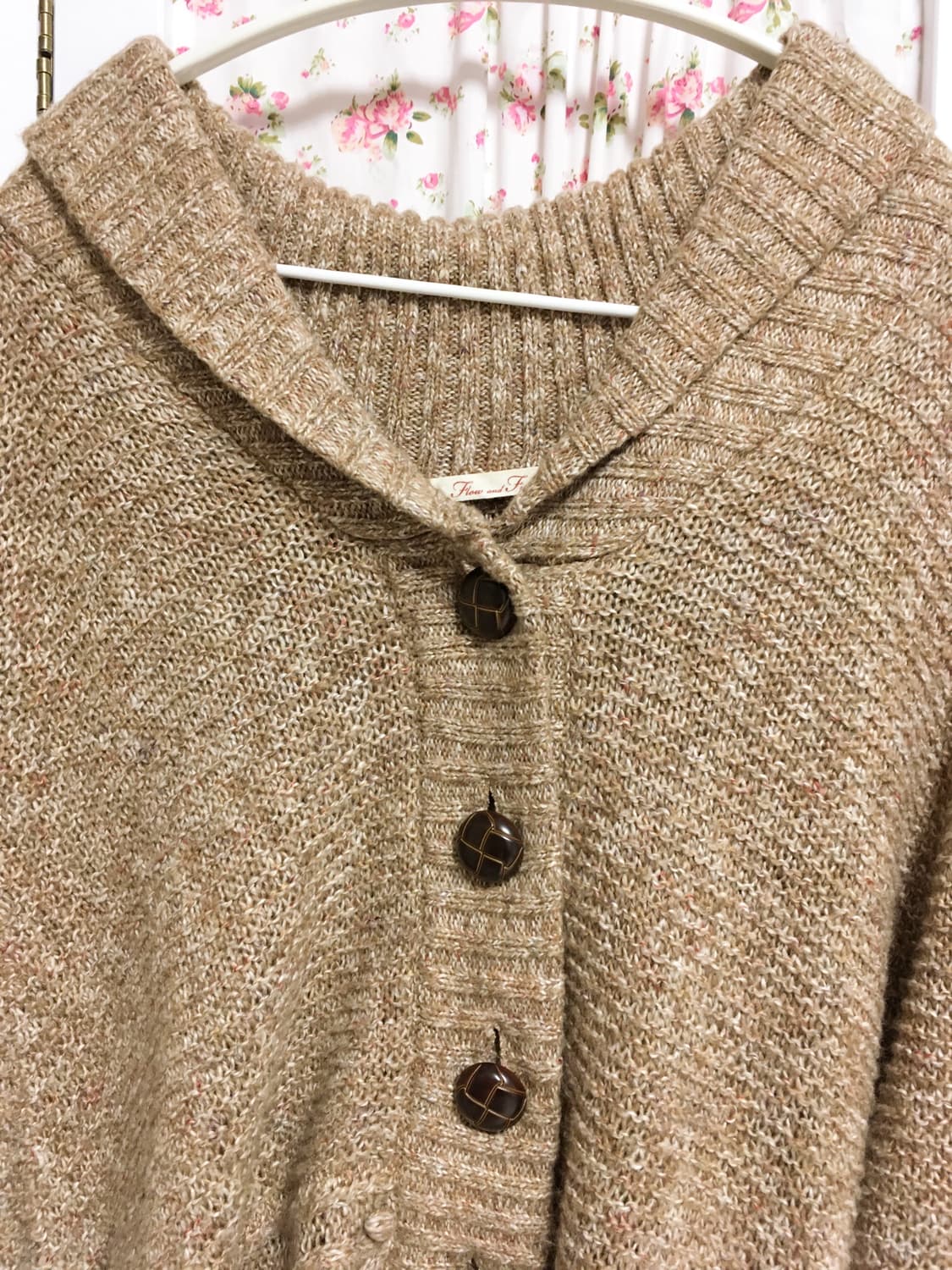 빈티지 메론빵단추 케이프 상품이미지2