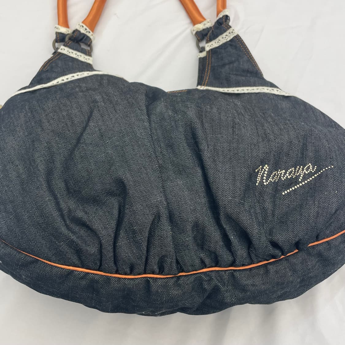 denim shirring lace bag 상품이미지2