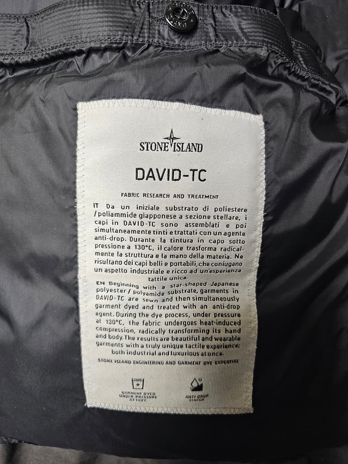 스톤아일랜드 DAVID-TC 양털 후드 다운 자켓 상품이미지8