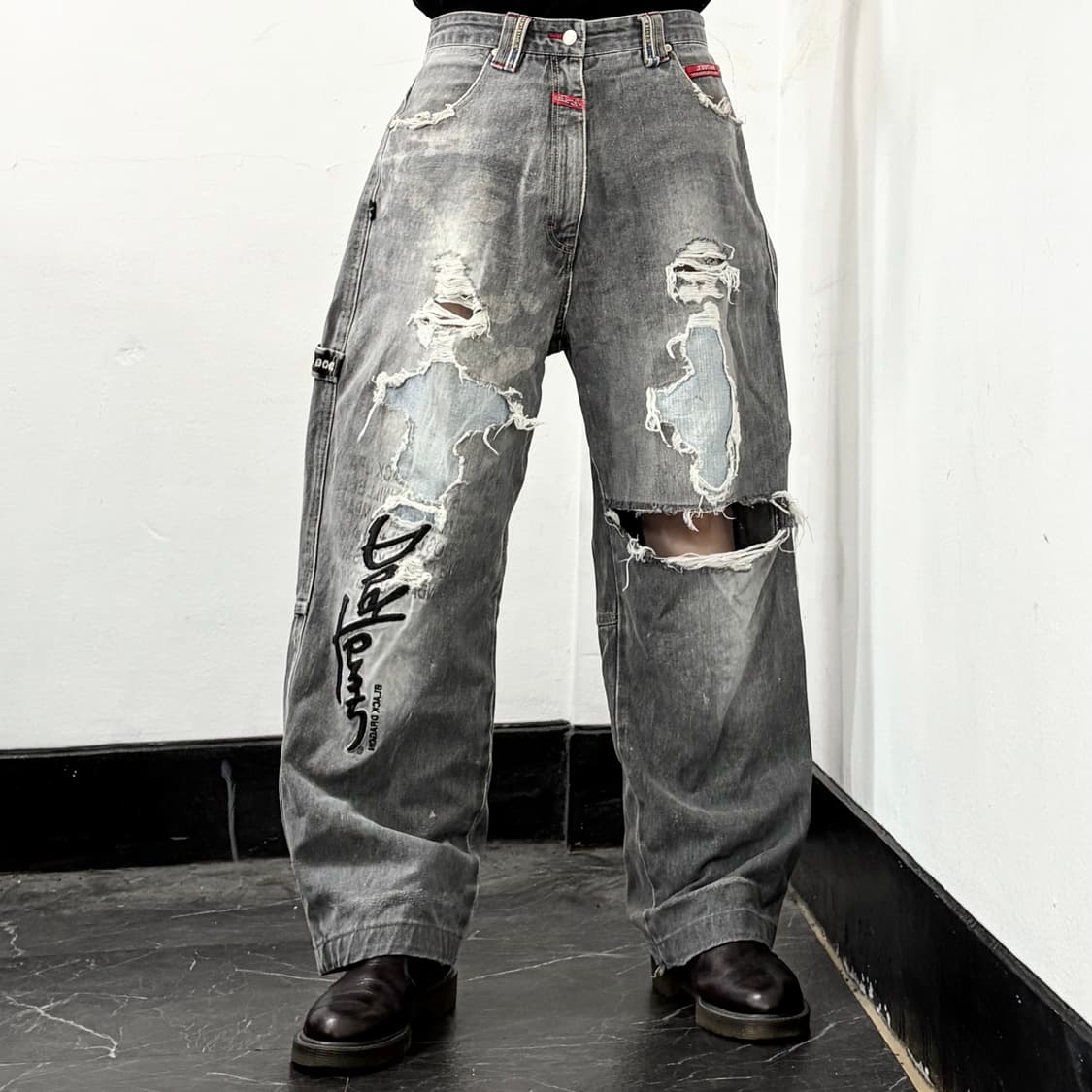 도그타운 올드스쿨 데미지 데님 팬츠 상품이미지2