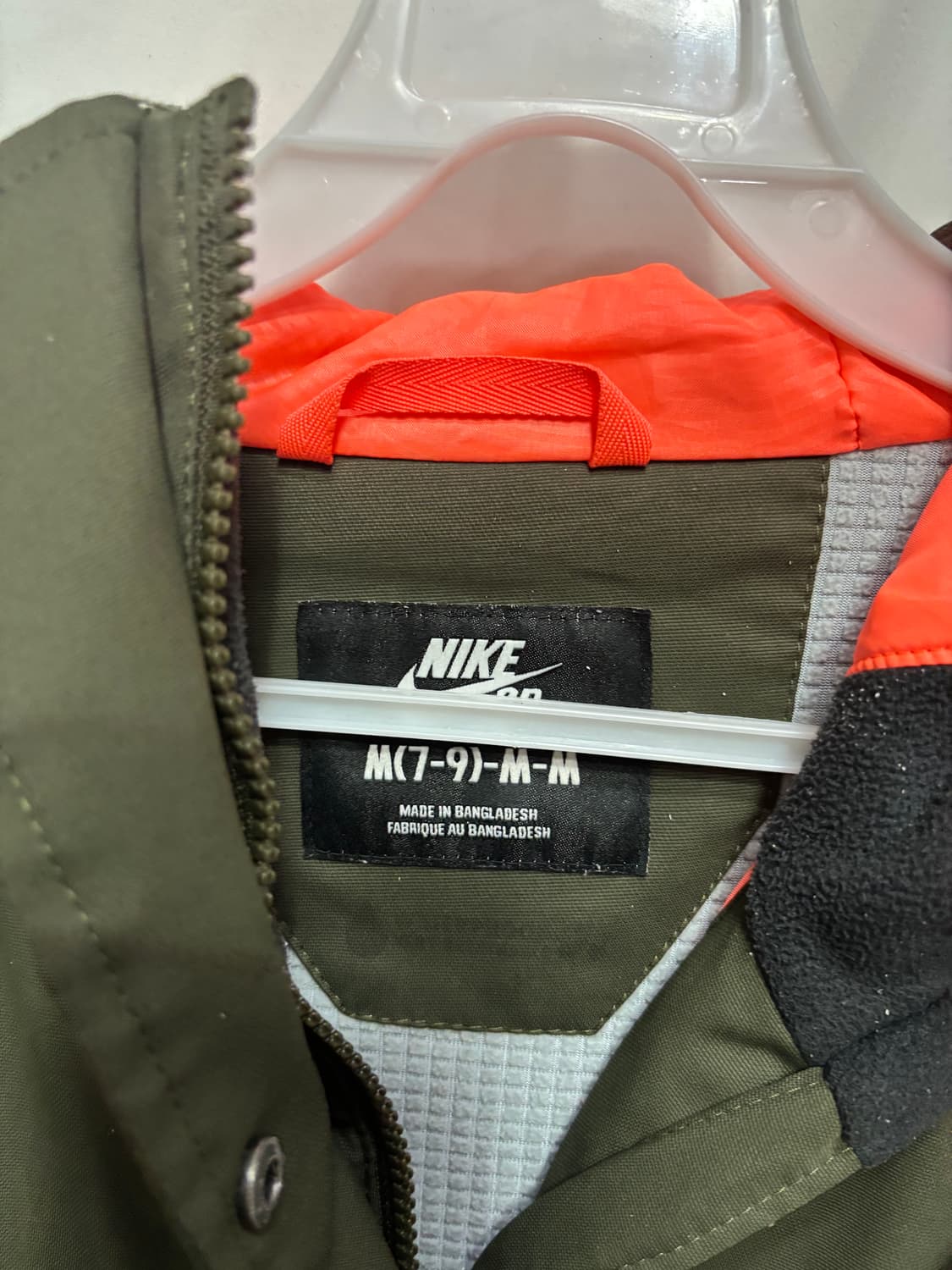 나이키 SB 허드슨 파카 카키 사파리 야상 자켓 M 상품이미지2