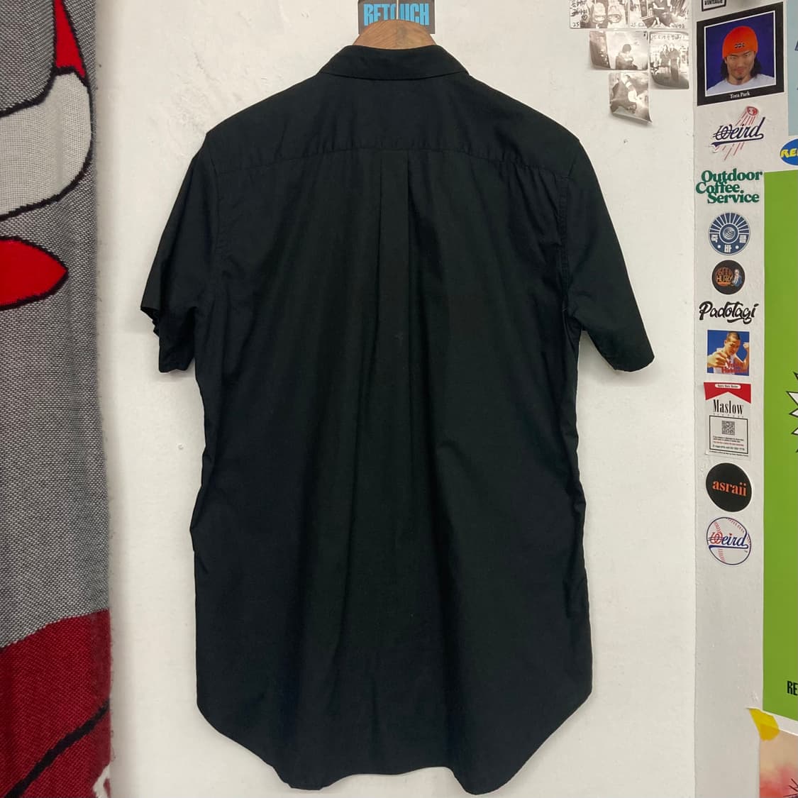 꼼데가르송 블랙 체커보드 반팔 셔츠 상품이미지7