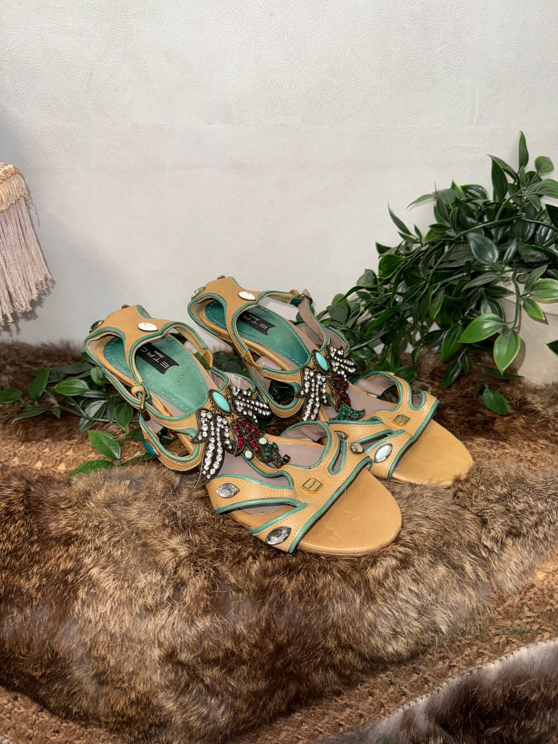 ETRO fairy cubic heel sandals  상품이미지3