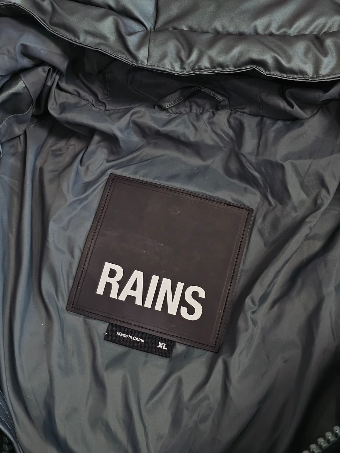 레인스(Rains) 롱 푸퍼 패딩 자켓 그린 XL 상품이미지7