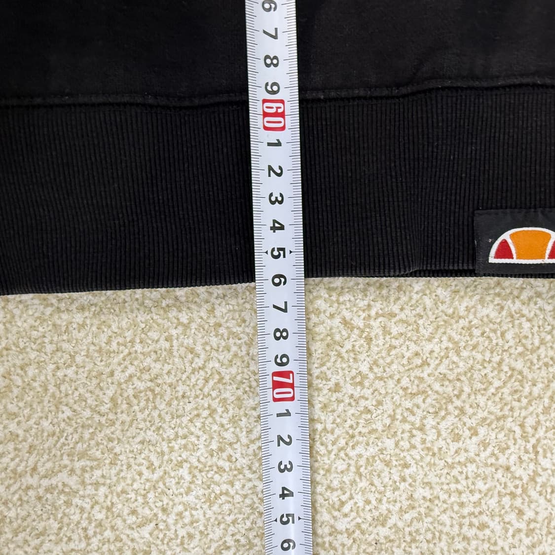 [105] 엘레쎄 블랙 맨투맨 1231T1 상품이미지7