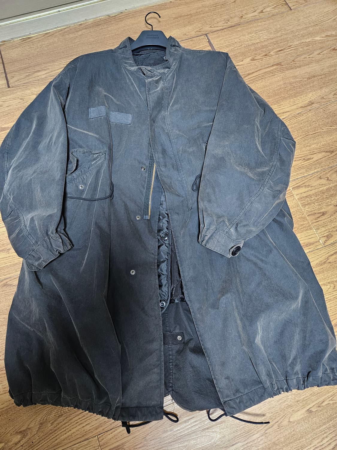 [S] 프릭스 스토어 M-65 라이너 세트 페이디드 블랙 상품이미지2