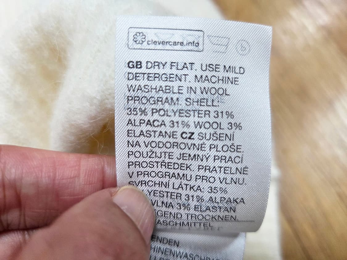 앤아더스토리즈(& Other Stories) 오버사이즈 터틀넥 니트원피스 상품이미지8