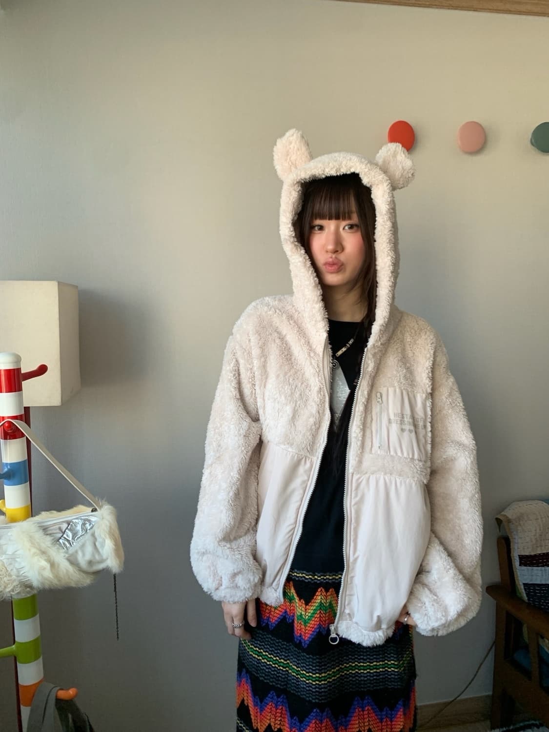 bear fur.. fleece jumper 상품이미지2