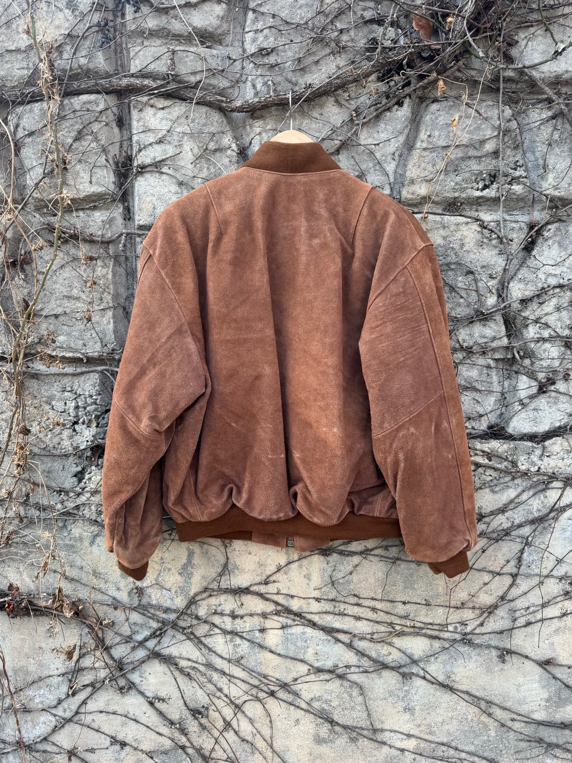 90s 일본 빈티지 국내생산 소가죽 스웨이드 레더 가죽 자켓 상품이미지2