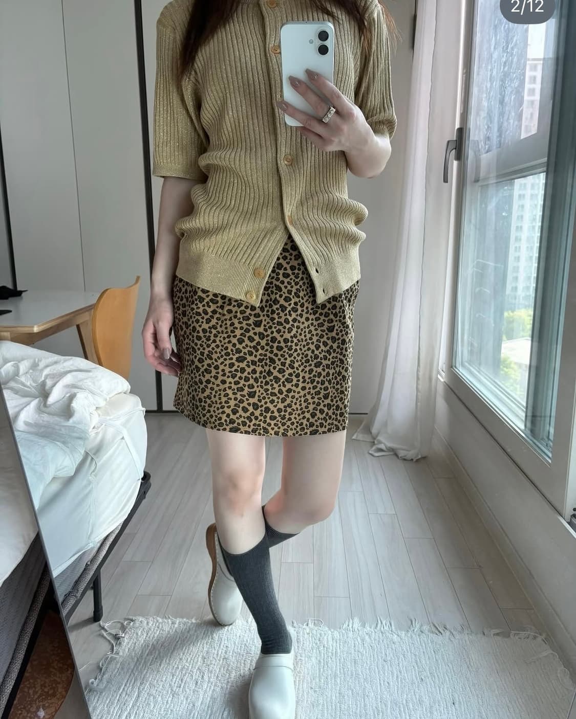 Leopard A-Line Skirt 상품이미지3