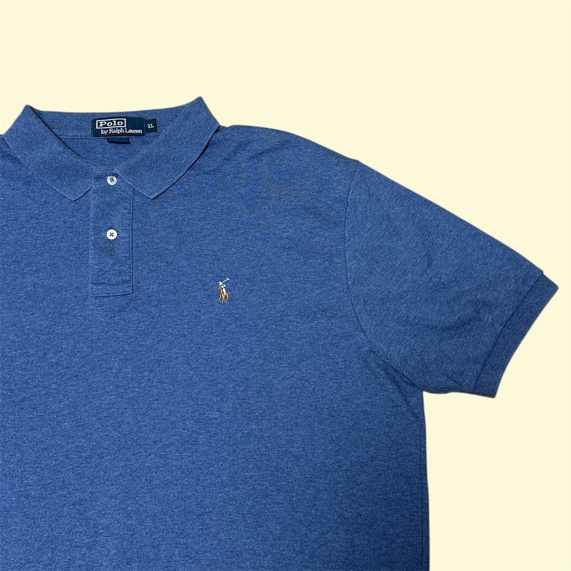 폴로 반팔 면 카라티 네이비 XL 상품이미지1