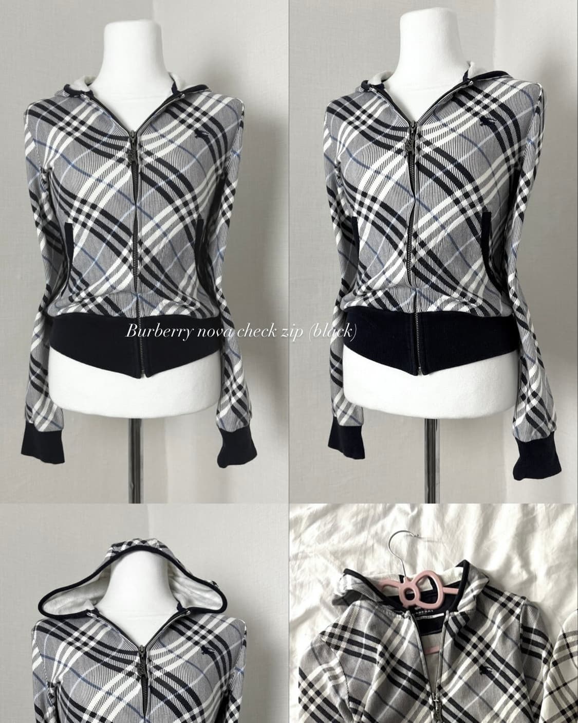 버버리 노바체크 후드집업 상품이미지4