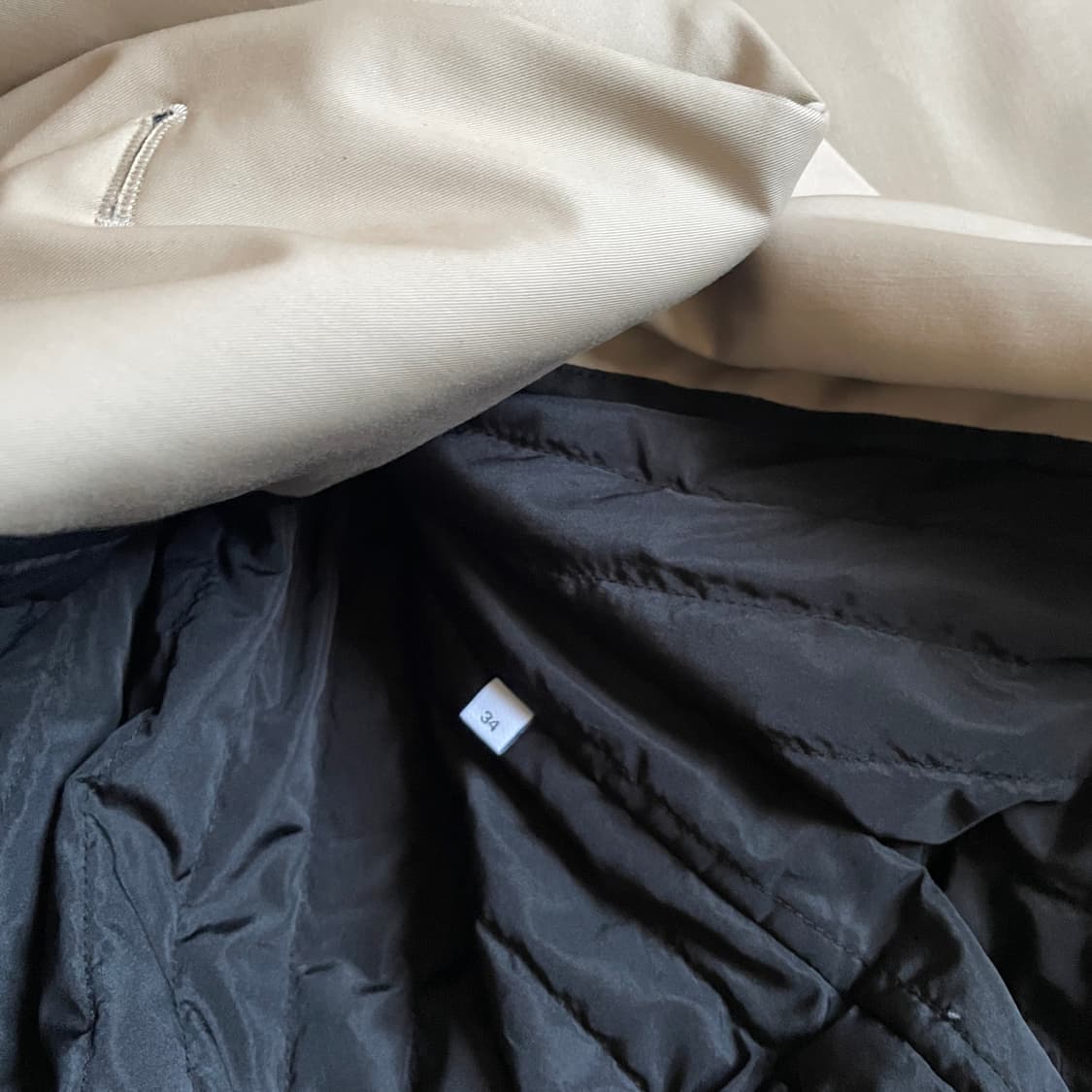 Jil sander 질샌더 베이지 후드 파카 상품이미지4