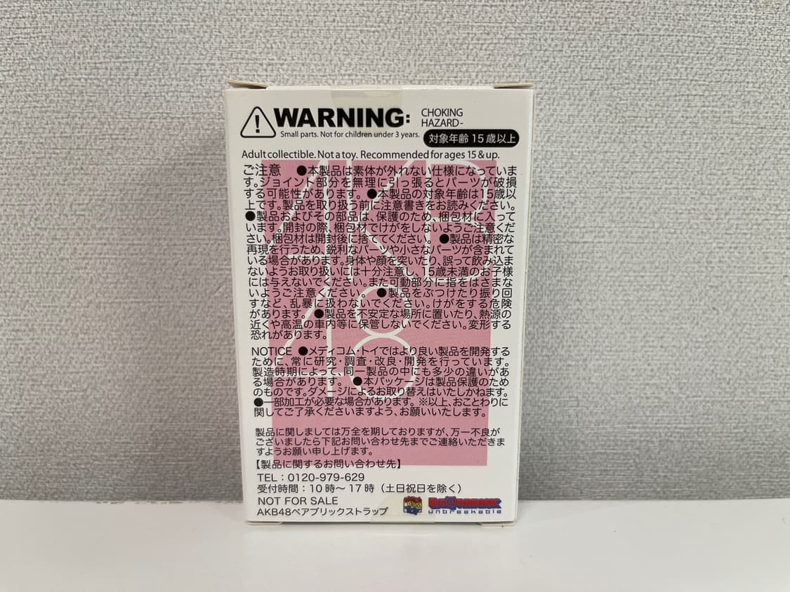 AKB48 x 베어브릭 100% 13번 사야카 나카야 상품이미지4