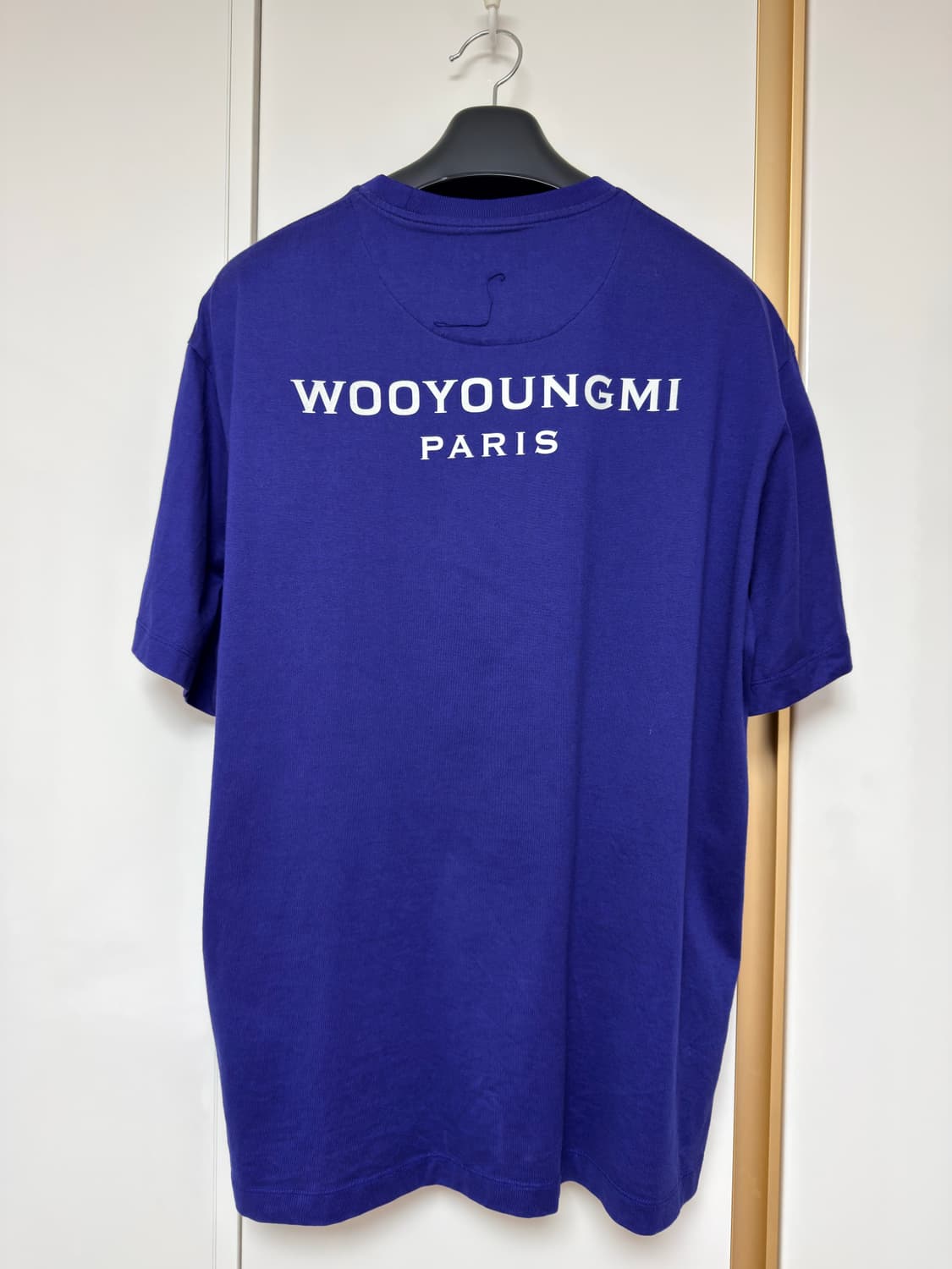 우영미 백로고 티셔츠 블루 50 상품이미지2