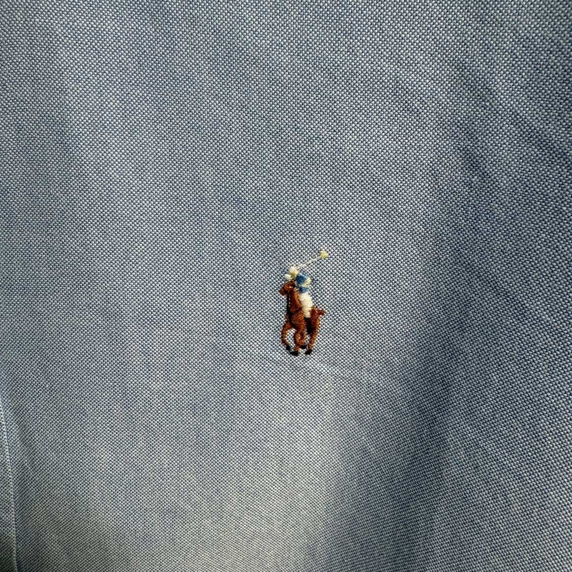 폴로 랄프로렌 야머스핏 옥스포드 셔츠 / 소라, L 상품이미지5