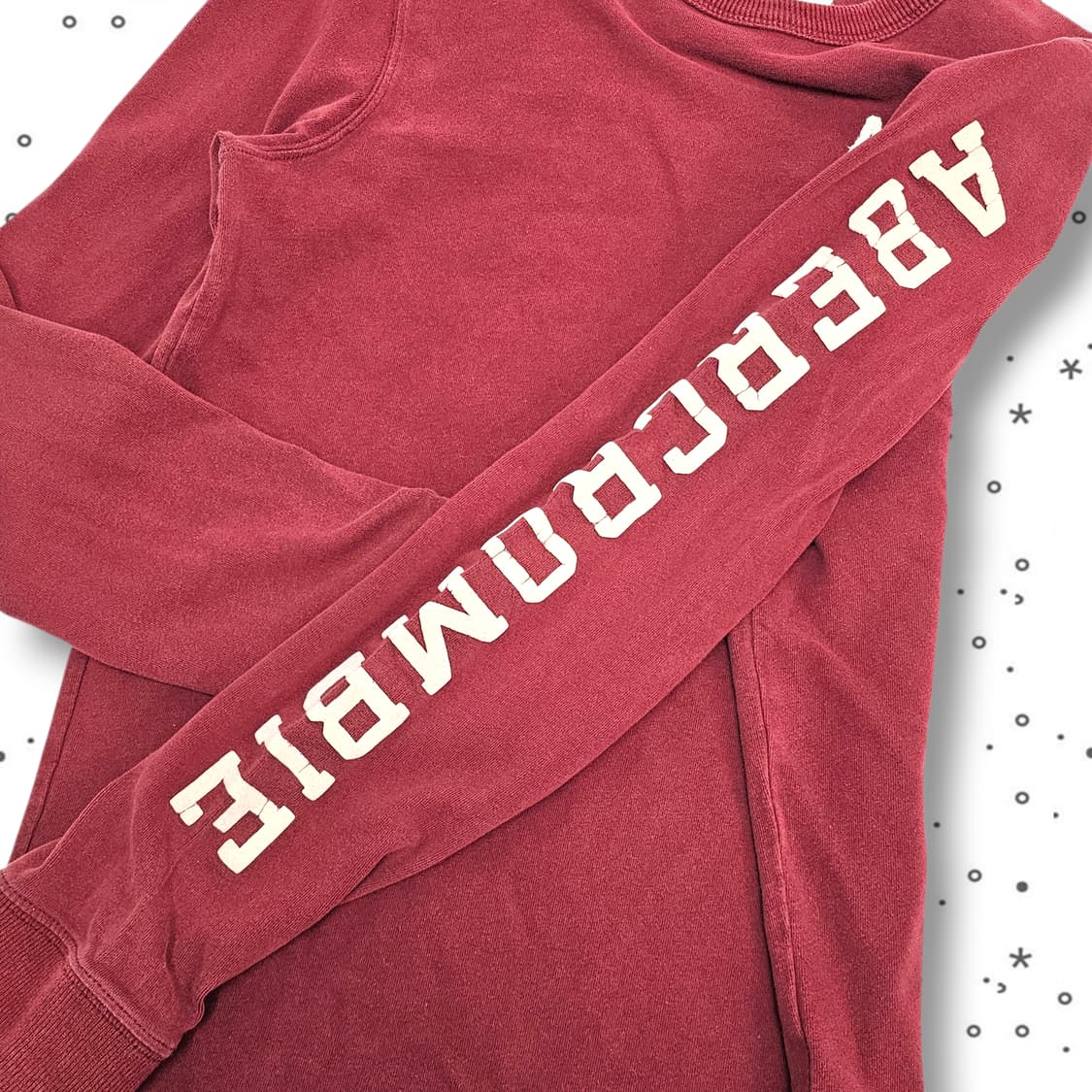 S Abercrombie 아베크롬비 레터링 롱슬리브 상품이미지4