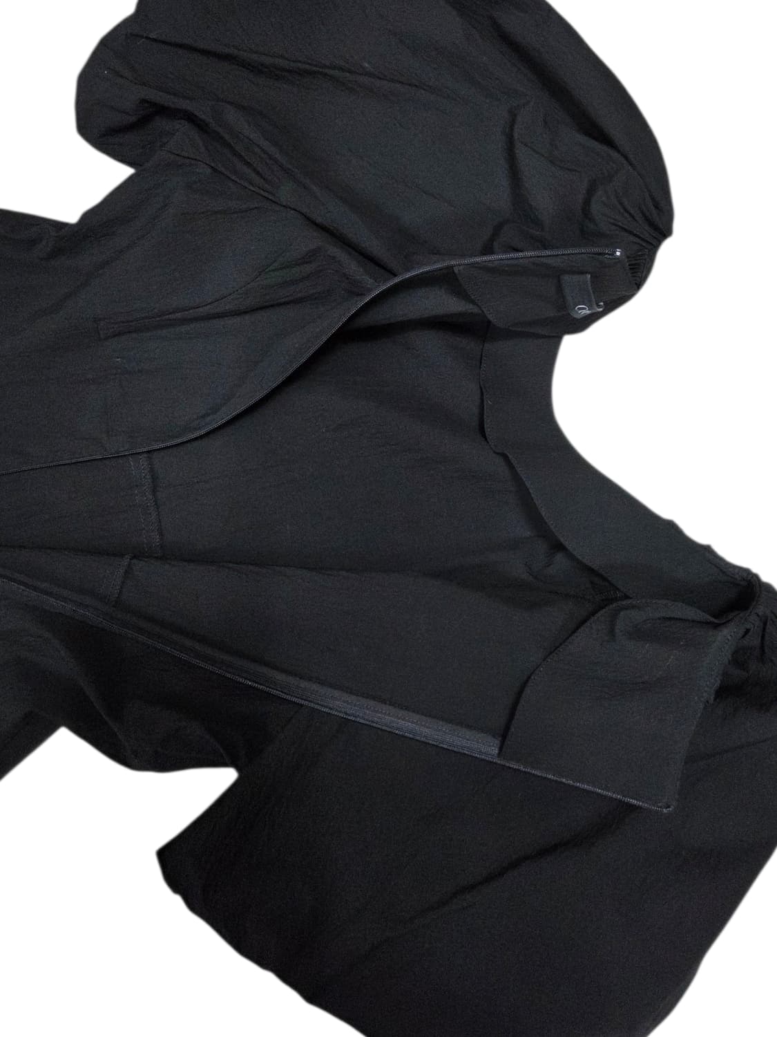 ORR 오르 블랙 퍼프 소매 롱 원피스 XS 상품이미지6