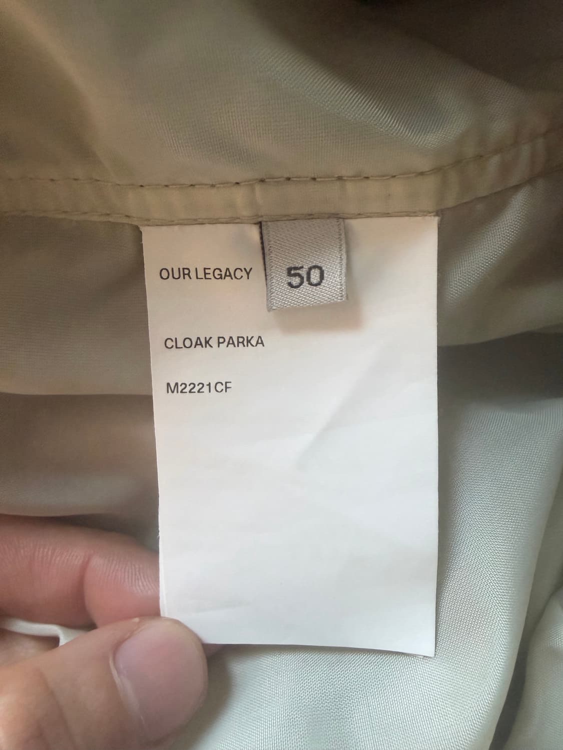 아워레가시 클록 러버 필름 올리브 파카 (50) 상품이미지8