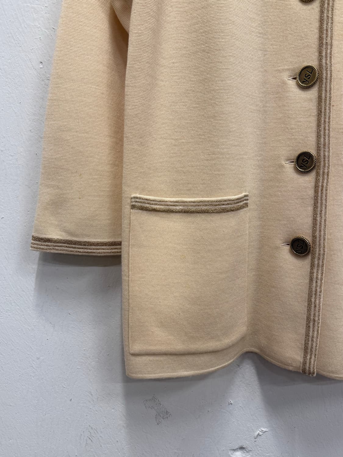 55) Yves Saint Laurent Wool Cardigan 상품이미지3