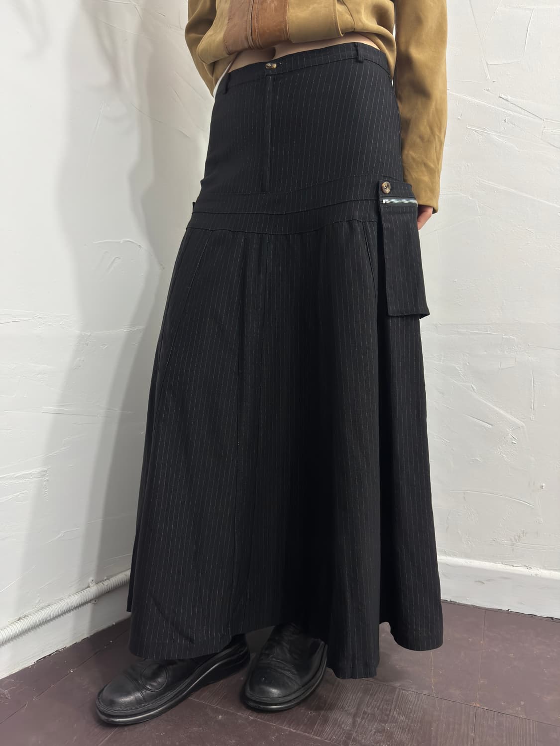 ichioku pocket design long skirt 상품이미지1
