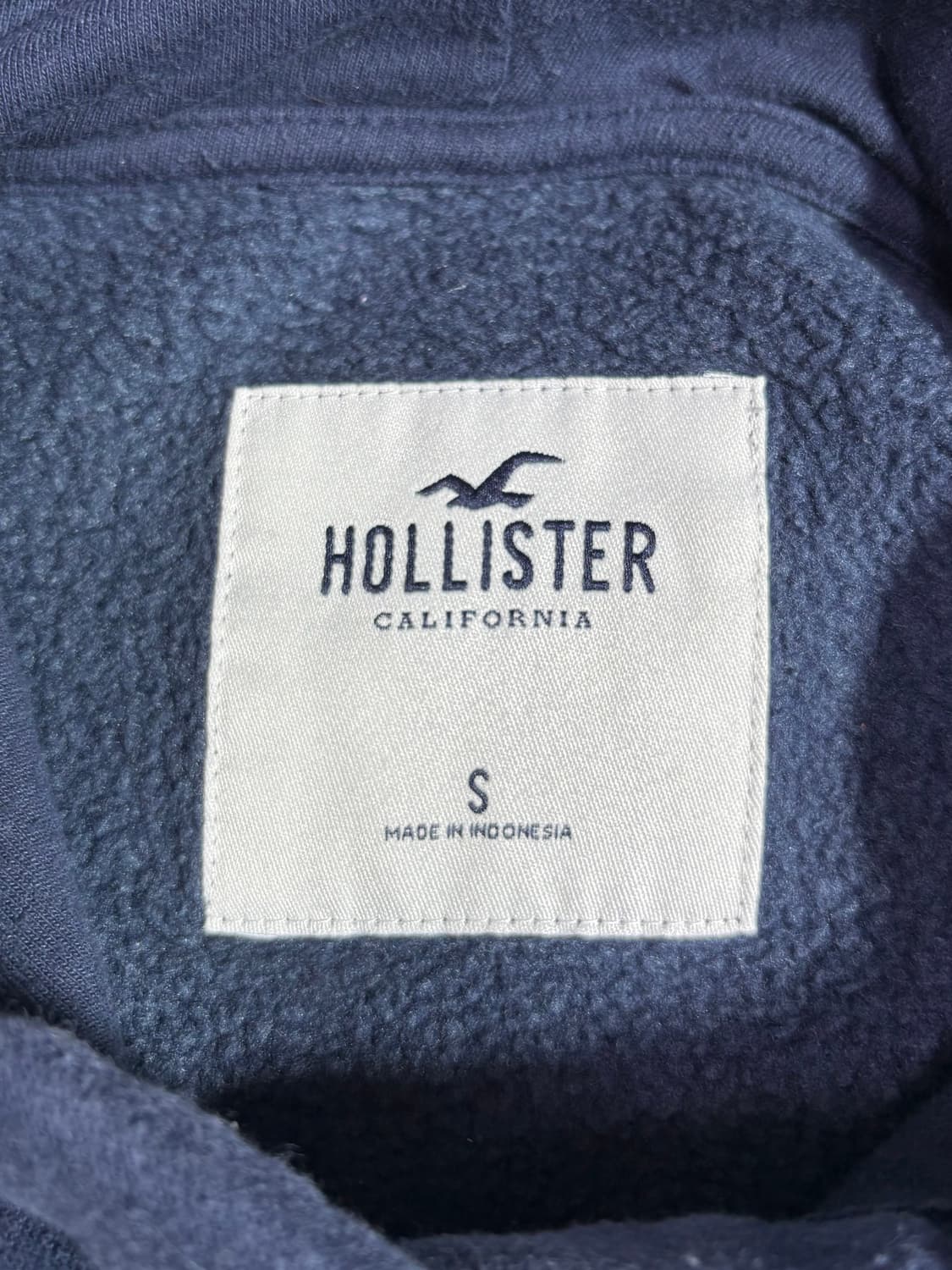 홀리스터 네이비 빅로고 후드  상품이미지5