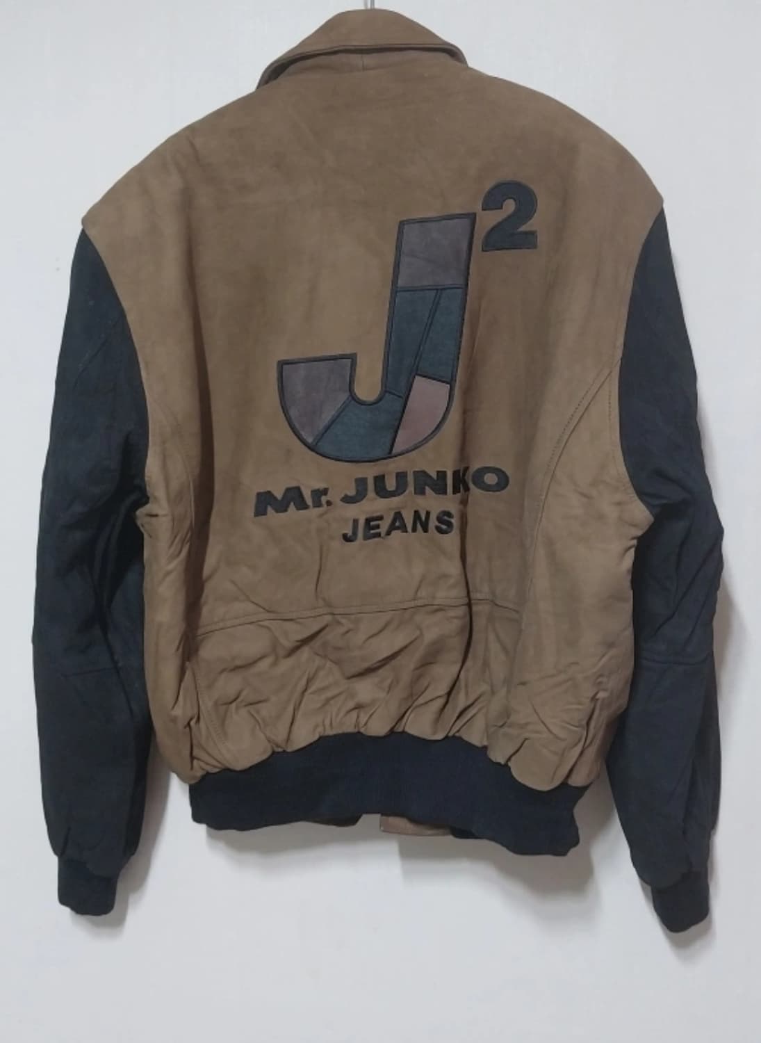 미스터 준코 가죽 스웨이드 바시티 상품이미지2