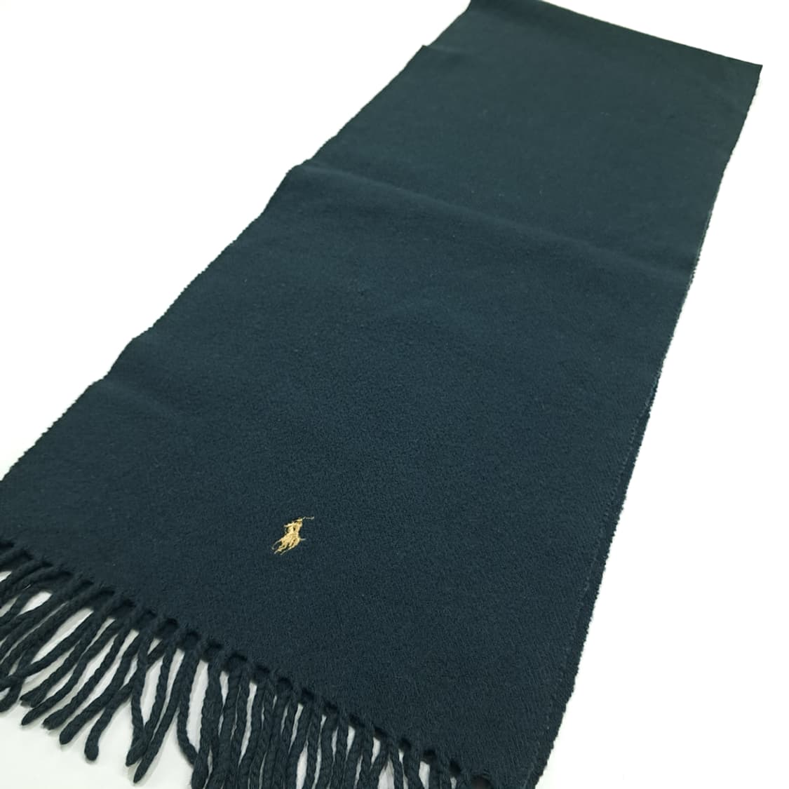 MX213 폴로 랄프로렌 포레스트그린 램스울 목도리 머플러 상품이미지6
