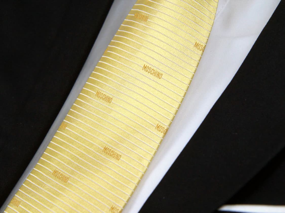 모스키노 8.3cm 미사용 신형 남자 명품 넥타이 상품이미지5