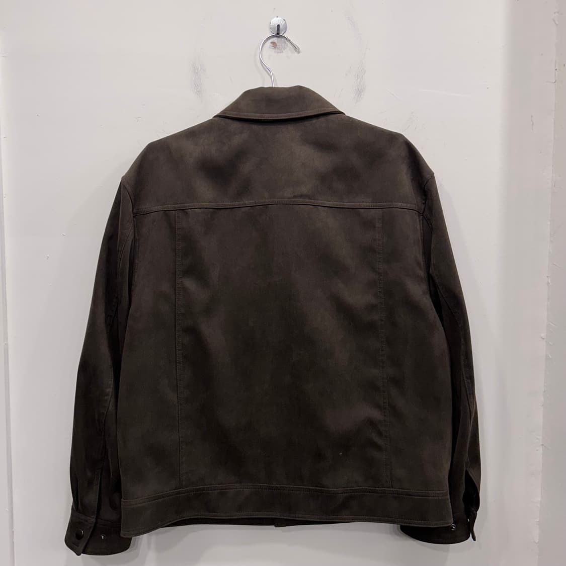 마인드브리지 스냅버튼 스웨이드 미니멀 자켓 상품이미지5