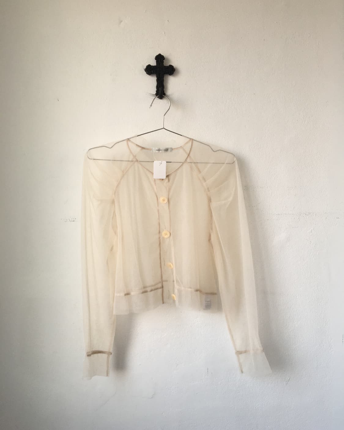 See through mesh cardigan 상품이미지2