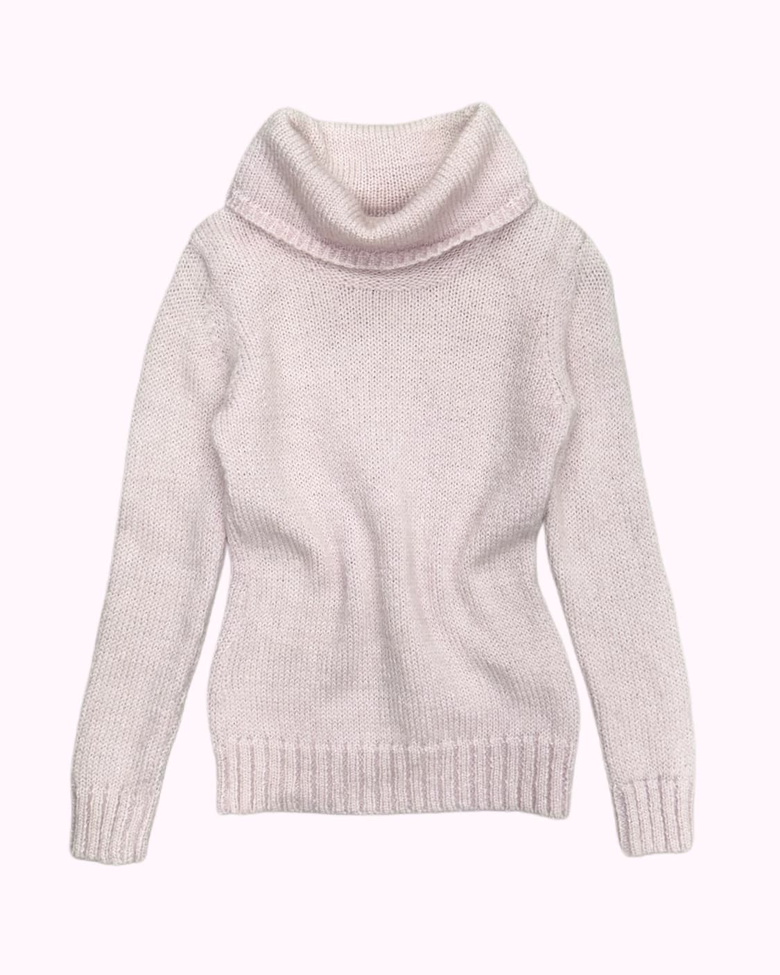 mohair pink turtle-neck knit 상품이미지1