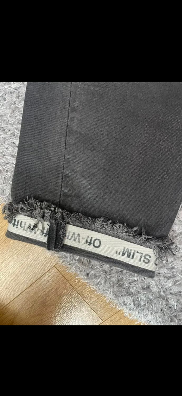 [36]106.오프화이트 코팅진 블랙 (Offwhite denim) 상품이미지5