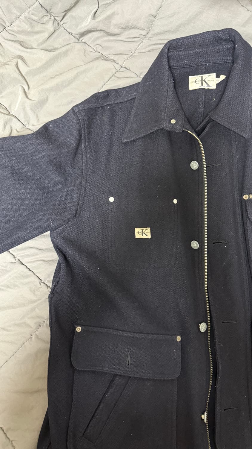 Calvin Klein 캘빈 클라인 울 블렌디드 퍼티크 상품이미지5