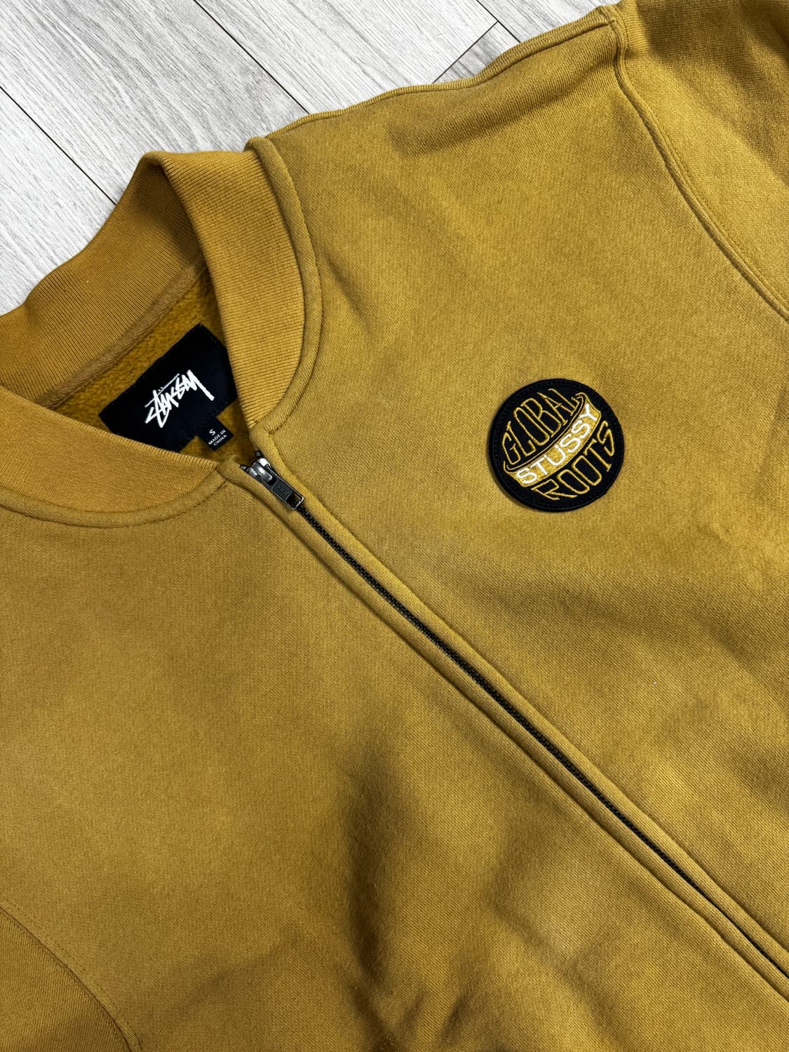 스투시 머스타드 블루종 자켓 상품이미지4