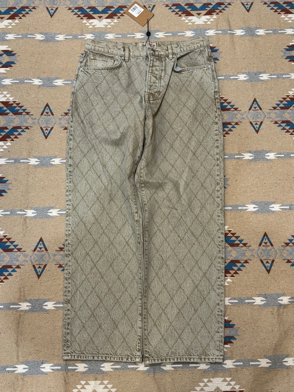 [30] 스투시 퀼티드 데님 빅 올 진 빈티지 워시 상품이미지4