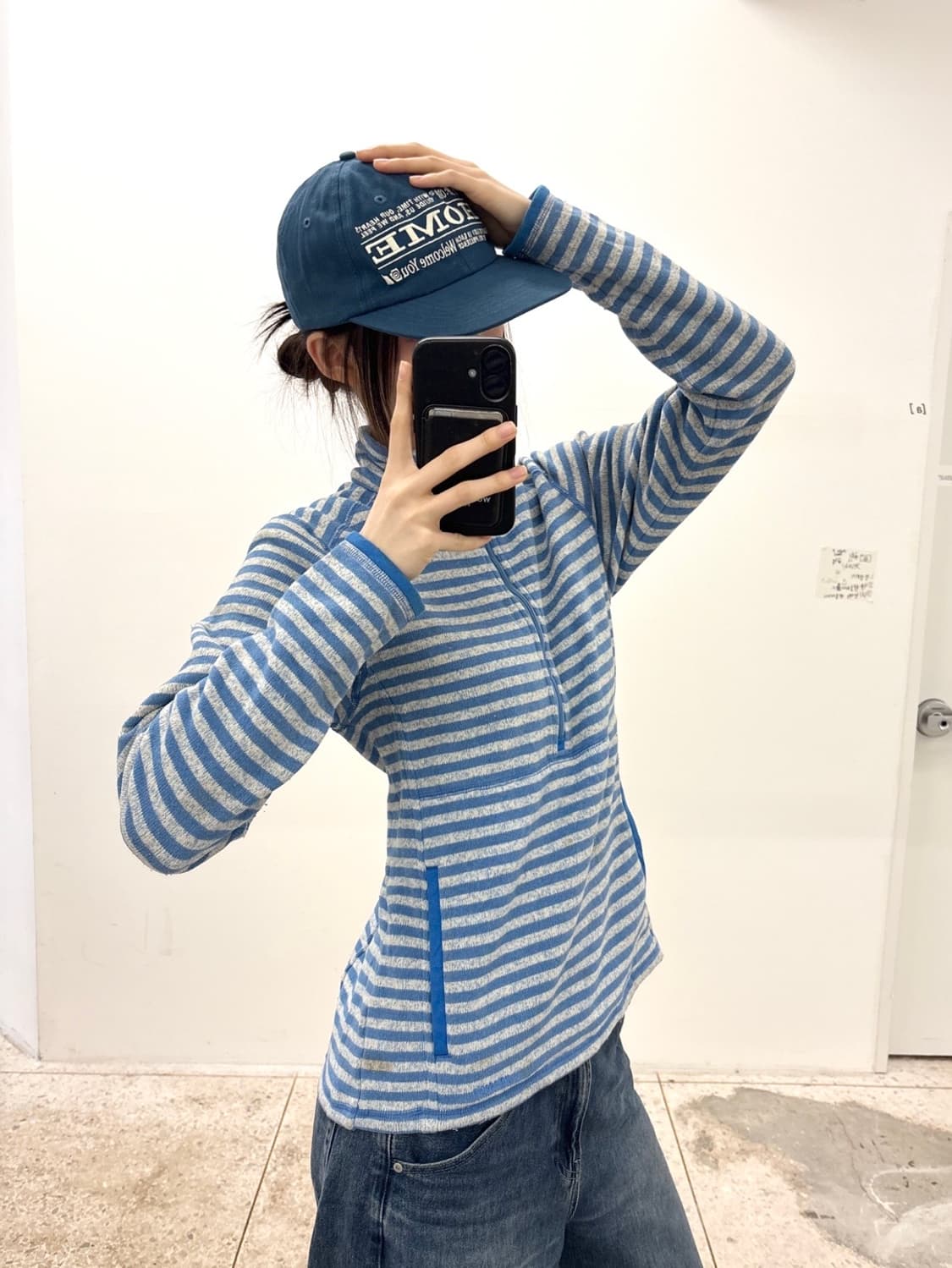 파타고니아 스트라이프 반집업 상품이미지2