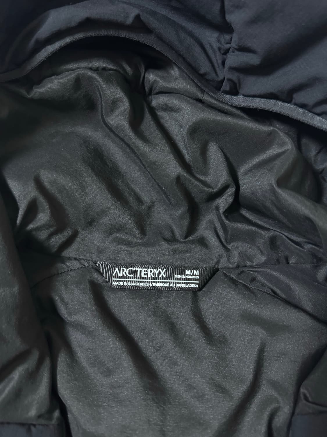 (S급) 아크테릭스 아톰 LT 후디 블랙  상품이미지5