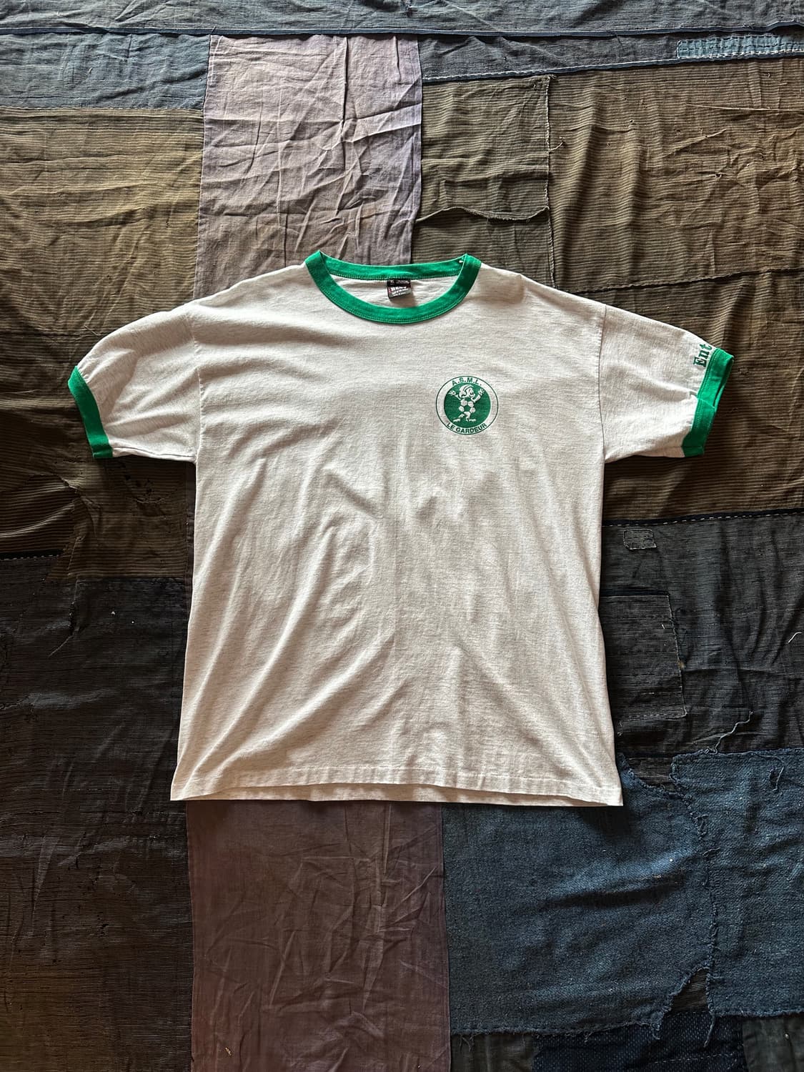 90s USA Fruit of the loom Ringer T Shirt 상품이미지2