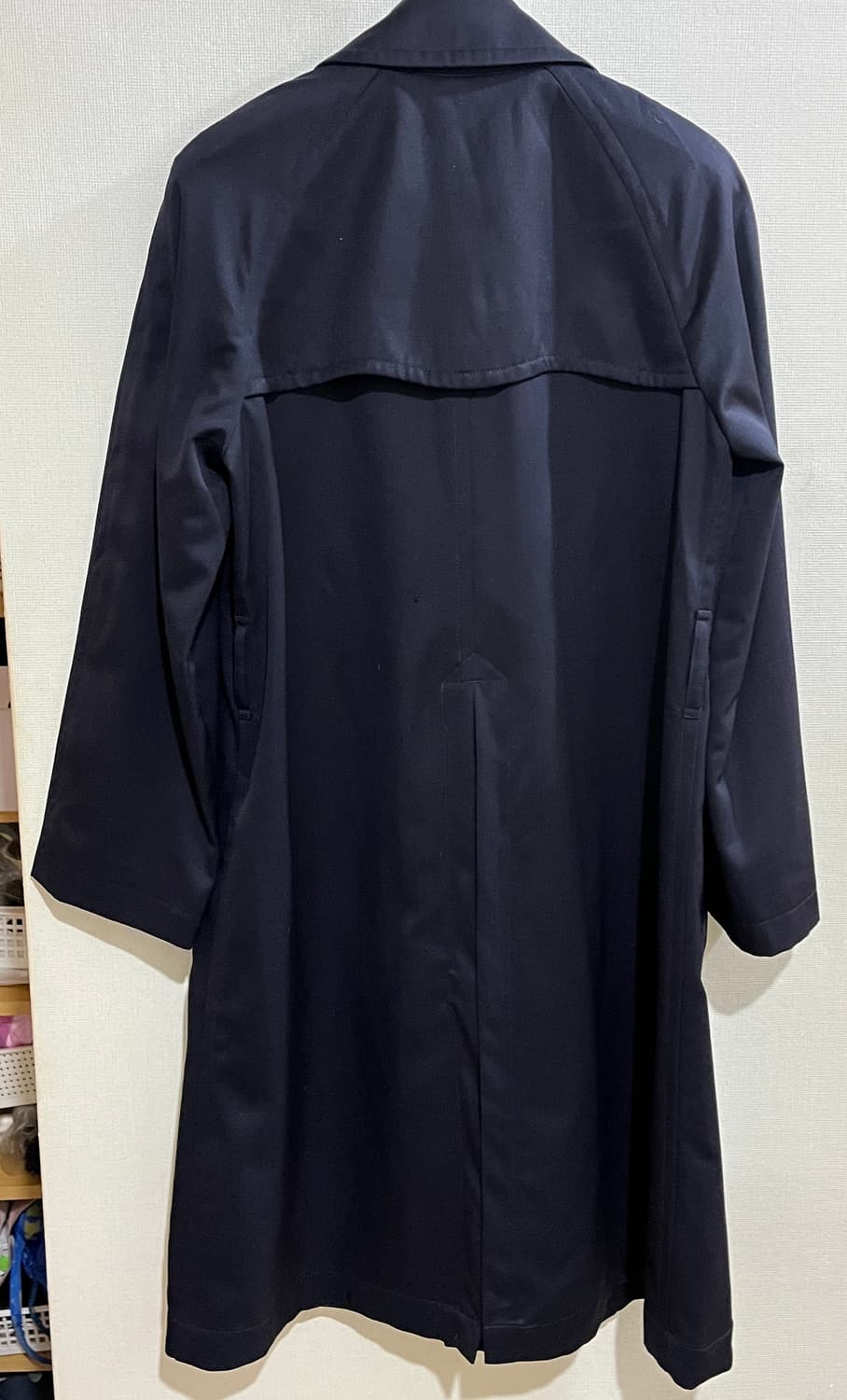 (EU 38) 꼼데가르송 X H&M 트렌치코트 딥네이비 상품이미지2