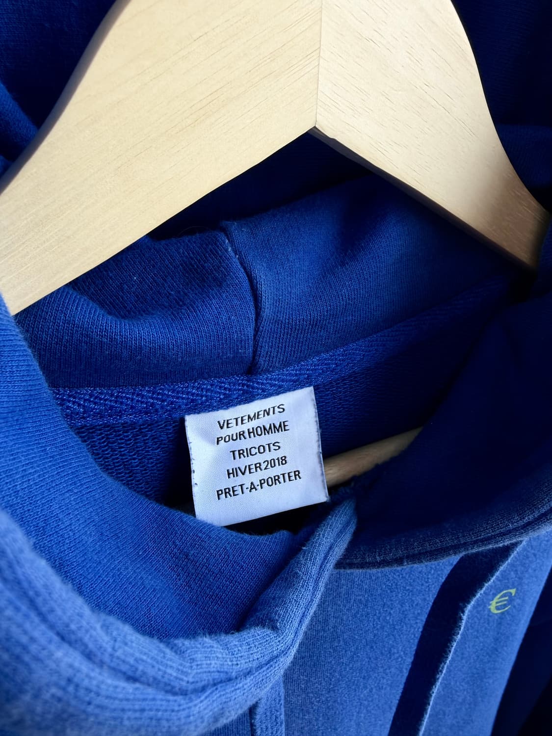 XXS/ 베트멍 블루 유로 오버 후드티 상품이미지7