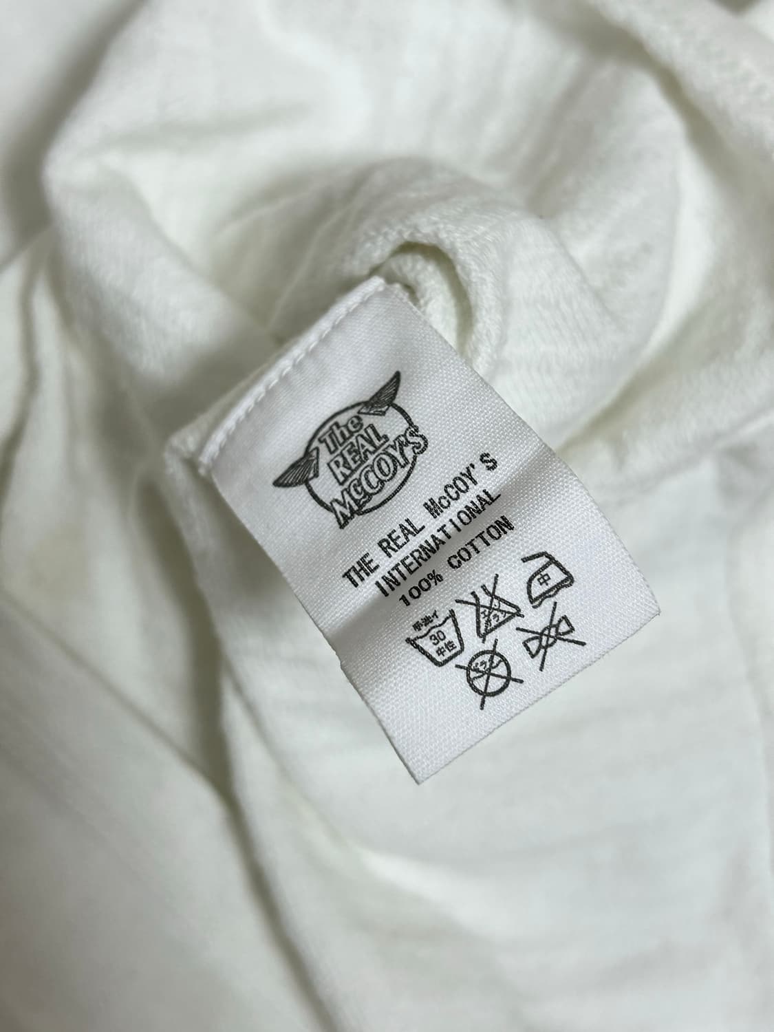 리얼 맥코이 더블 다이아몬드 화이트 헨리넥 상품이미지9